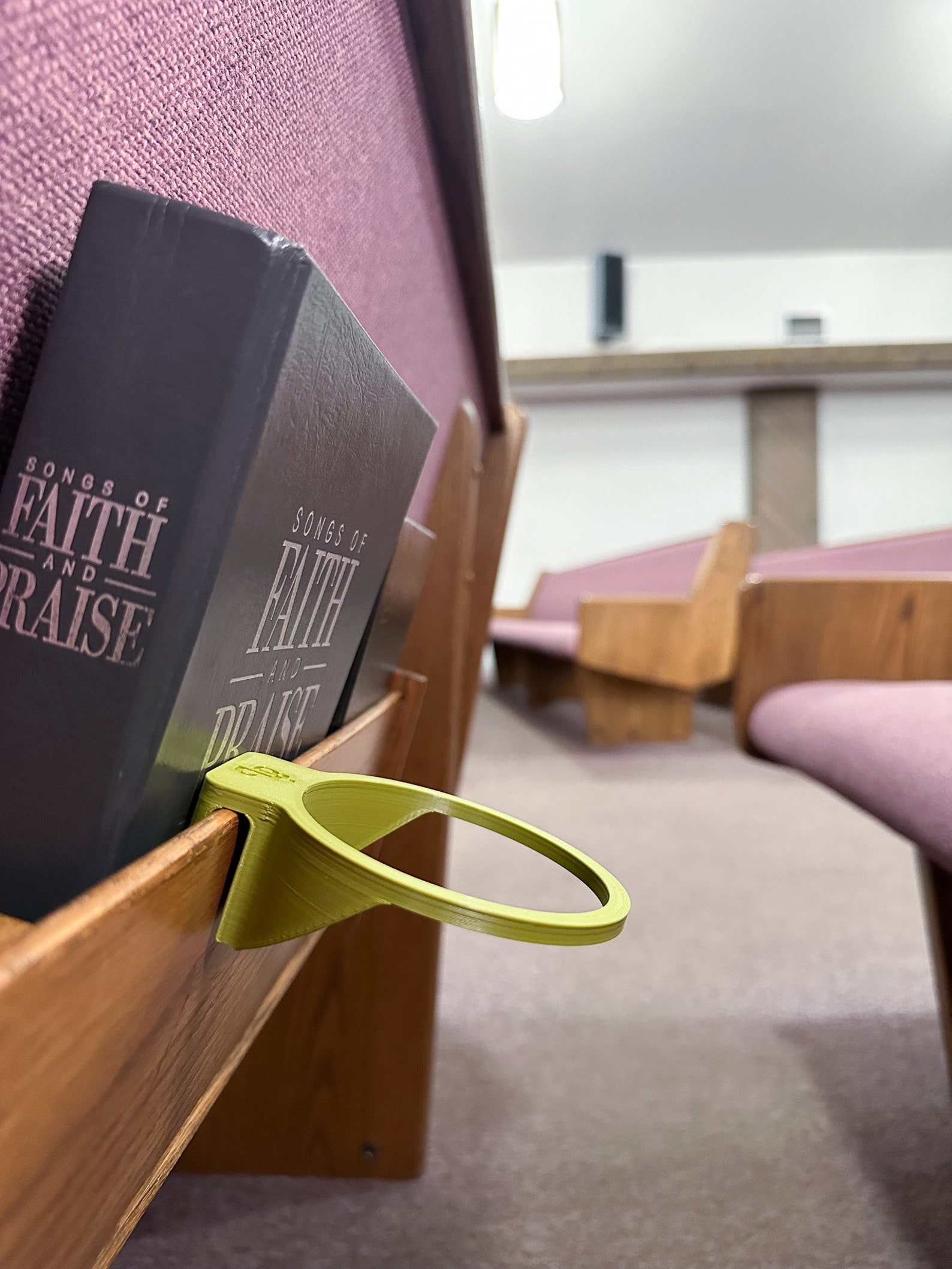 Church Pew Cup Holder Two Pack Minimalist Design Cup Holder Church Pew ...