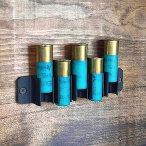 Shotgun Shell Holder, 12 Gauge Shotgun Shell Organizer, Wall Mount Shotgun Shell Holder