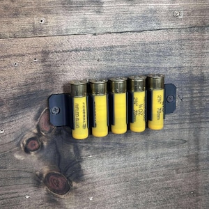 Shotgun Shell Holder, 20 Gauge Shotgun Shell Organizer, Wall Mount Shotgun Shell Holder