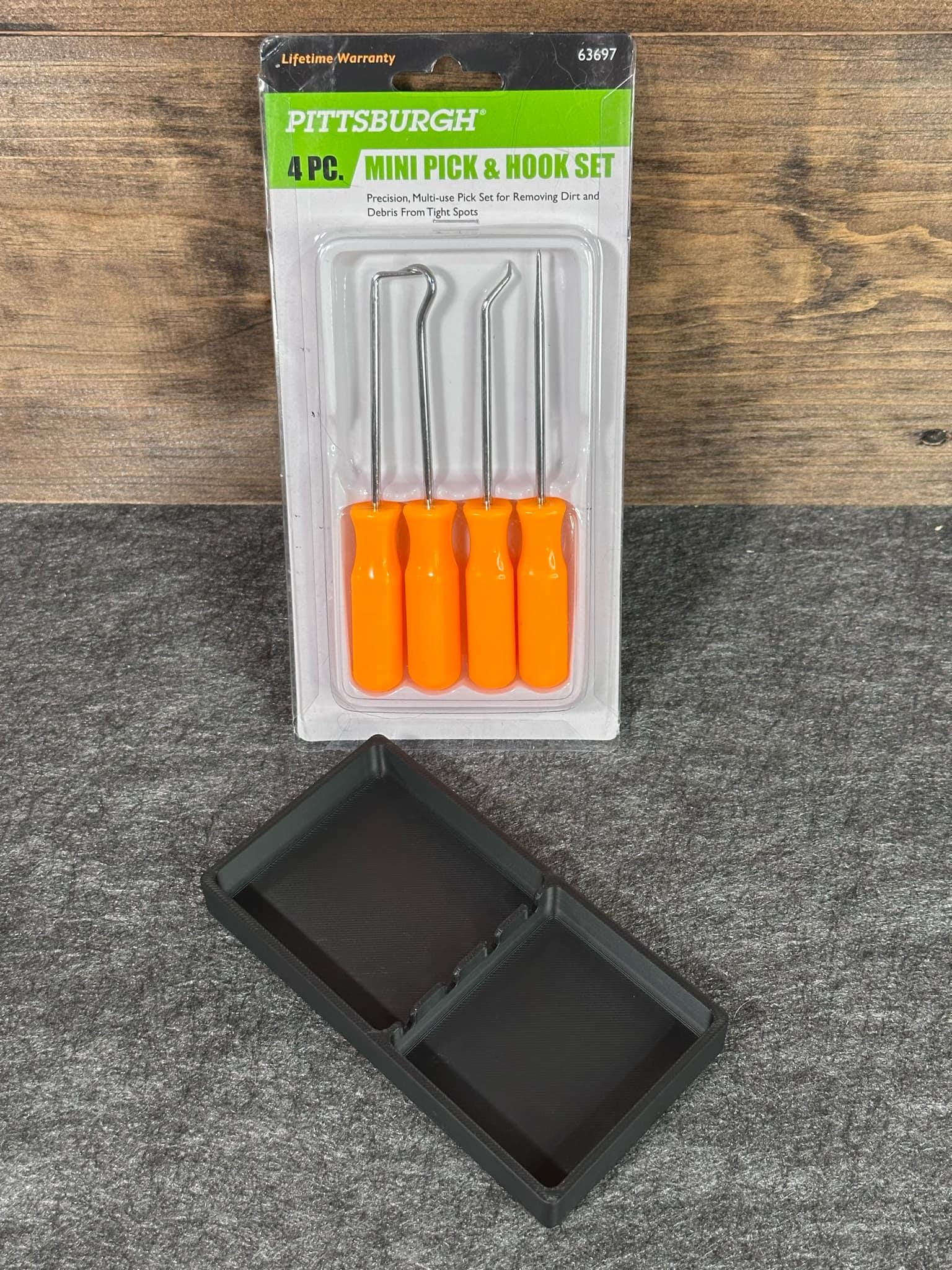 Mini Pick Set Holder Case, Mini Hook/pick Organizer for Pittsburgh