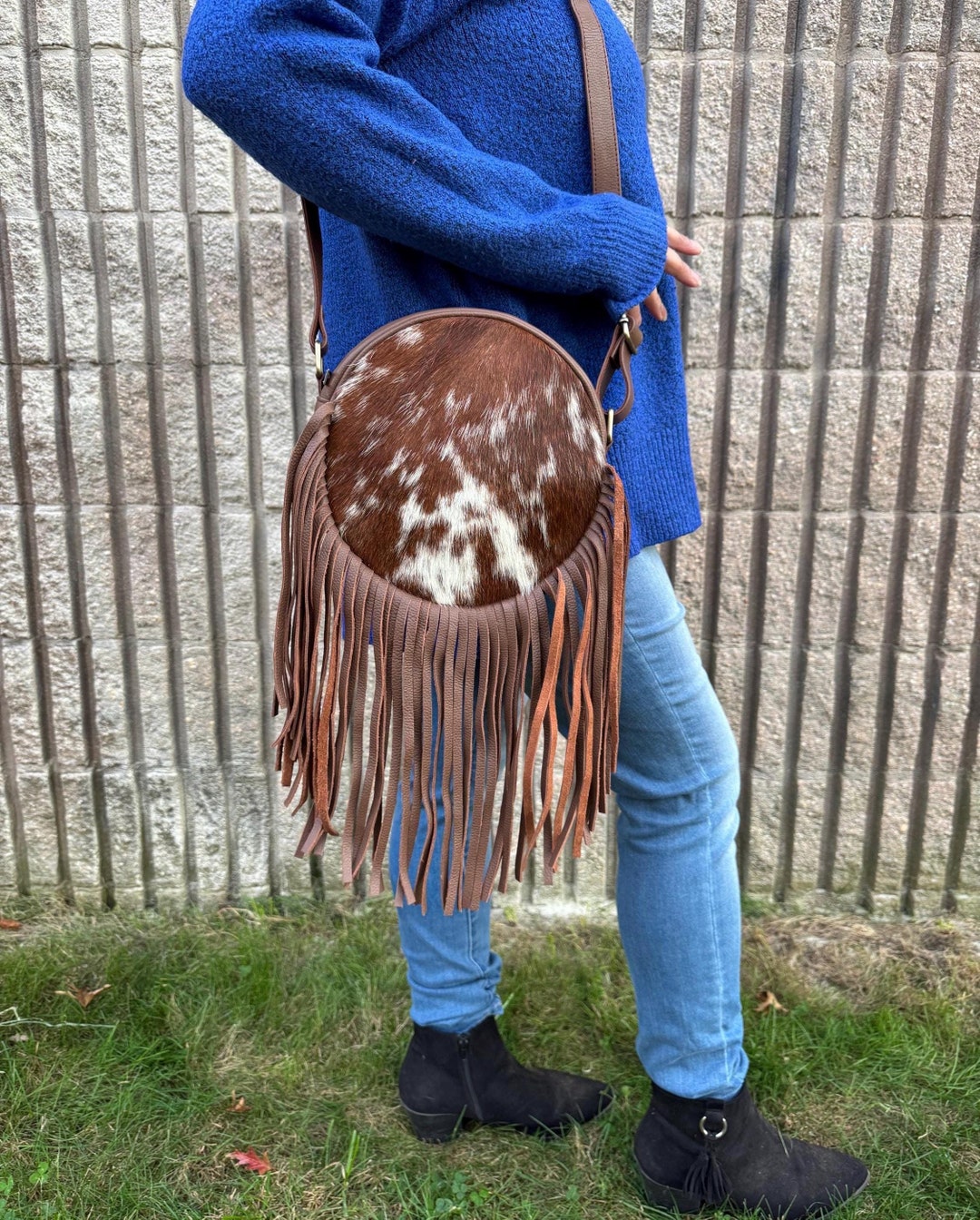 Little Cowgirl's Aztec Fringe Crossbody Bag - Kids Fashion Purse main image 0