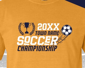 Diseño de fútbol en formato SVG, PNG, EPS y DXF. Diseño personalizado de mascota de ciudad para Cricut, corte directo a película, diseño PNG, diseño de prensa de calor, SoccerArtwork, DTF.