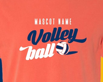 Volleyball Team Svg, Personalized Template, Volleyball Mom Svg, Volleyball Svg, Silhouette, svg files for Cricut, Instant Download, Iron On