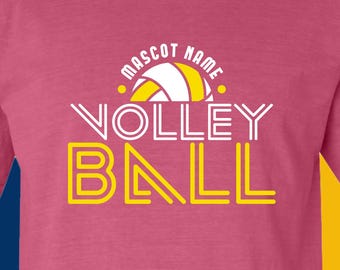 Volleyboll DIY SVG, Anpassad DTF, Volleybolllag, Cricut-fil, Volleybollmamma Svg, Volleyboll Svg, Silhuett, Svg Png Dxf, Direktnedladdning