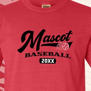 Baseball Team Template Svg, Softball Shirt Png, Softball, Cricut Cut Files, Eps Png Ai Dxf, DIY Mascot Softball, Digital File, Silhouette