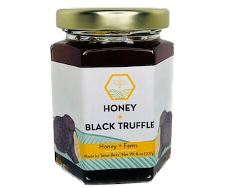 Black Truffle Infused Honey raw honey black truffle organic black truffle honey