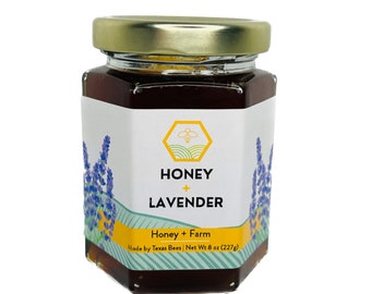 Lavender Infused Honey Raw Honey lavender organic lavender honey