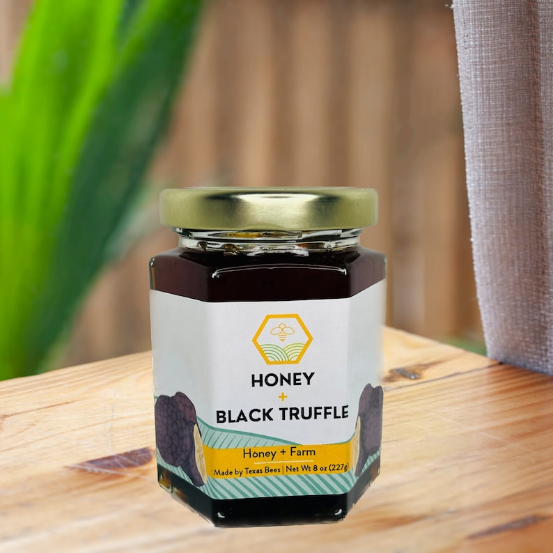Black Truffle Infused Honey Raw Honey Black Truffle Organic Black