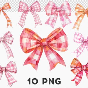 BOWS png, Bow bundle png Pink bow png Checkered Bows PNG Checkered PNG Girly Bow T-Shirt Design Bows Sublimation Bundle Digital Png