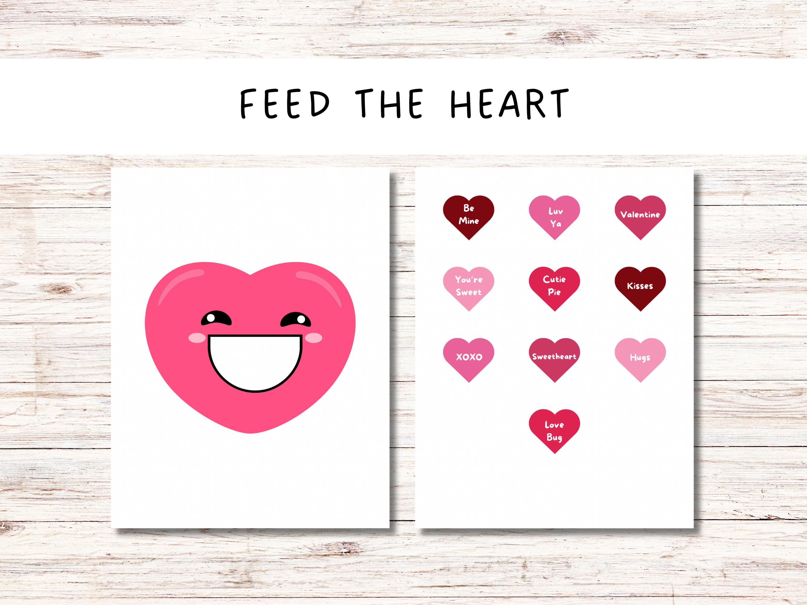 Valentine’s Day Feed the Heart Fine Motor Activity for Toddlers ...