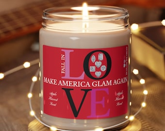 Love Candle: Frisch duftende Sojakerze - 50-60 Stunden Brenndauer