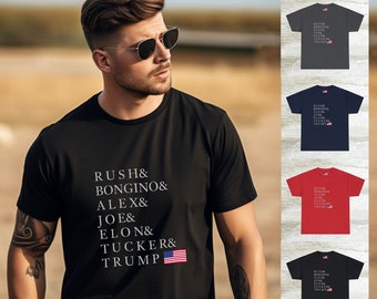FREEDOM of SPEECH TSHIRT First Amendment T Shirt Limbaugh Tshirt Bongino Shirt Jones T-shirt Rogan Tshirt Tee Elon Tshirt Tucker Top Trump