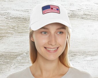 AMERIKANISCHE FLAGGE HUT Amerika Erste Baseballkappe Leder Patch Hut Maga Baseballkappe machen Amerika wieder großartig Trump 2024 Hut Trump Vaterländischen Hut
