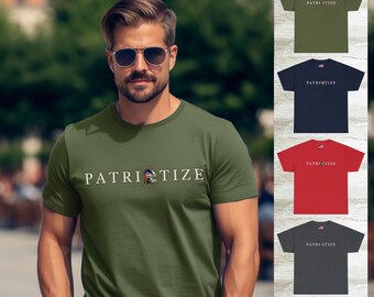PATRIOTIC TSHIRT USA Tshirt Patriotize Gift for Him Tshirt Freedom Tshirt Eagle Tshirt America Tshirt Statement Tshirt 1776 Tshirt Usa Top