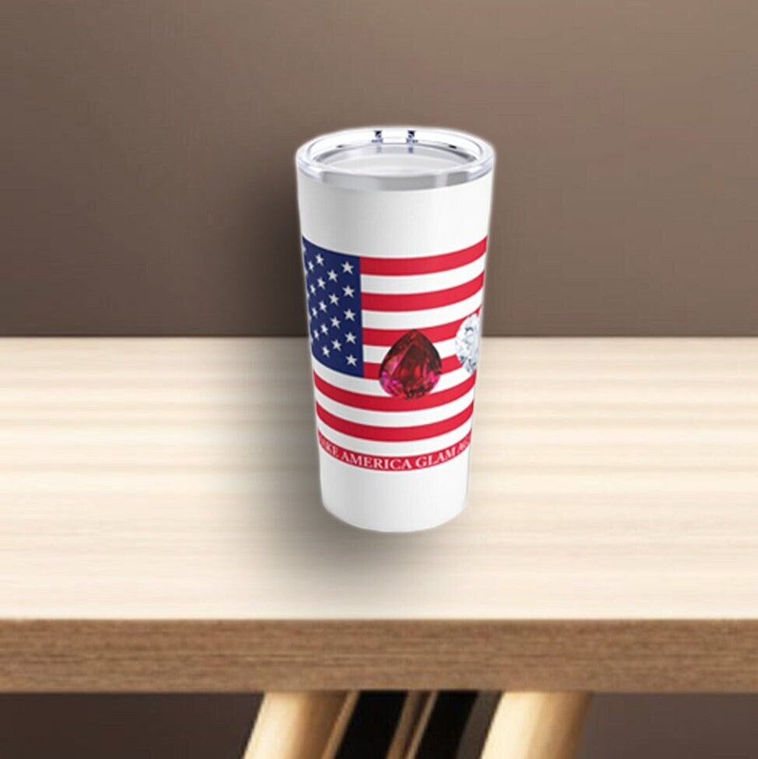Unabhängigkeitstag Becher – 473 Ml, Kunststoff, Amerikanische Flagge Design, 50 Stück, Für Heiße/kalte Getränke