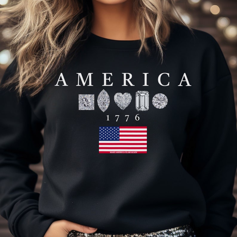 USA 1776 Mineral Wash Sweatshirt - Red