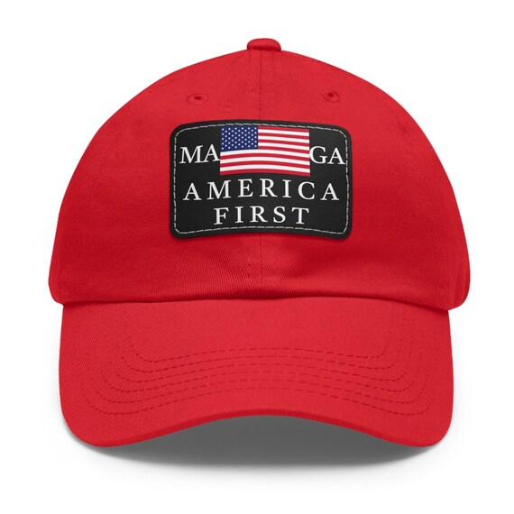 thumbnail image 2 of MAGA 2024 Baseball Cap – 'Make America Great Again' Red Hat With USA Flag, One Size 2 of 5