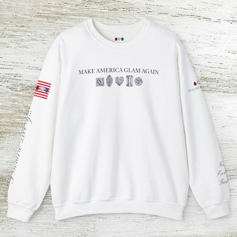 Threads & Needles - American Flag Sweatshirt main image 1