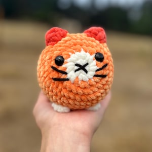 Pickles the Cat Plush Crochet Stuffed Amigurumi Toy