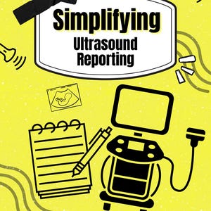 Sonography Cheat Sheet | Simplifying Ultrasound Reporting, Badge Buddy for Students, Ultrasound Tech Study Guide