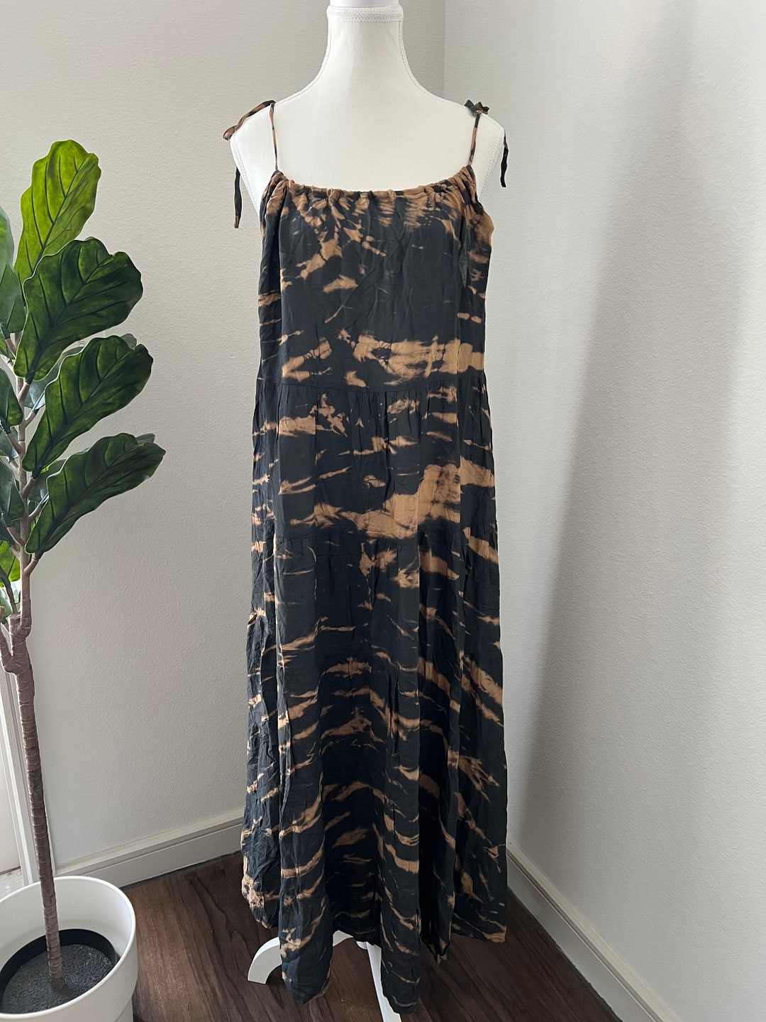 California Coast Tie Dye Maxi Dress