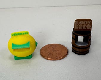 N-schaal limonade- en wortelbierkraampjes (set van 2, één van elk)