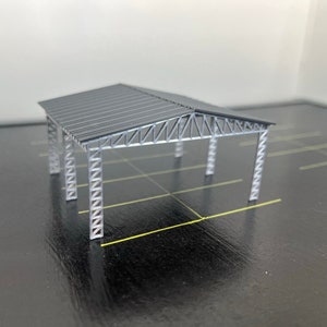 HO Scale Covered Buidling for train layout.
