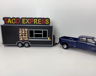 1/32 Imbiss Anhänger für Modellanlagen und Dioramen von Taco Express