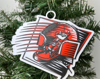 Kantel een bubbelbad kerstornament!