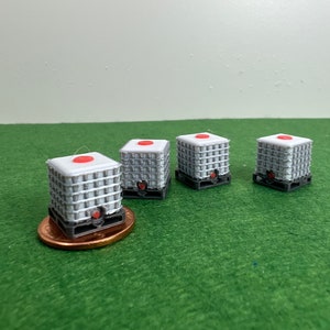 Ho Scale IBC tote printed in full color! Set of 4