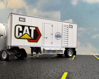 HO Scale Generator Trailer Cat Logo Kit