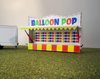 Stoisko do gry w balony w skali HO