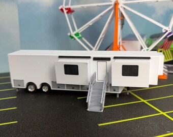 Przyczepa biurowa HO Scale (biała)