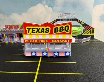 Przyczepa gastronomiczna w skali HO – Texas BBQ