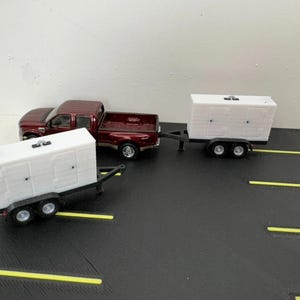 HO-schaal voor kleine generatoraanhangwagen.