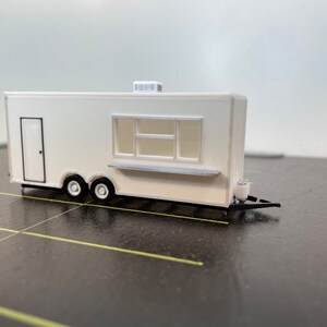 Tennessee Pass Models HO Scale Waffle Side Dump Truck Box - Unassembled 3D Printed Kit (Gray Resin)