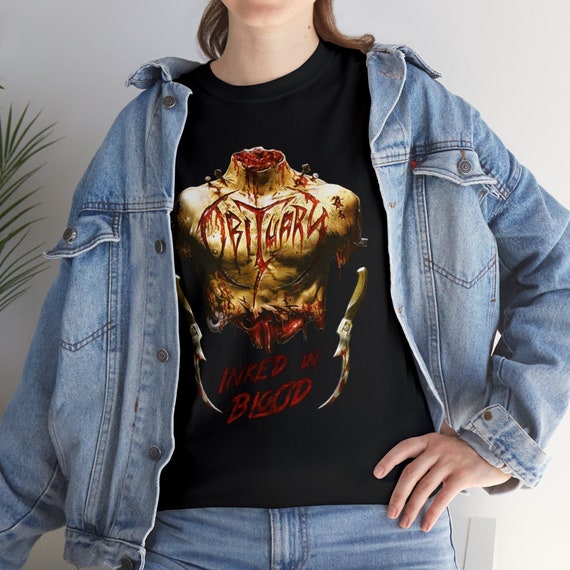 Obituary - Inked in Blood | Band Album T-shirt Metal Rock Music 
