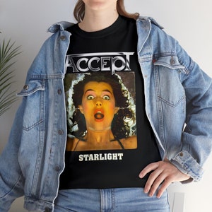 Accept - Starlight | Band Album T-shirt Metal Rock Music sizes S-5XL unisex heavy cotton tee
