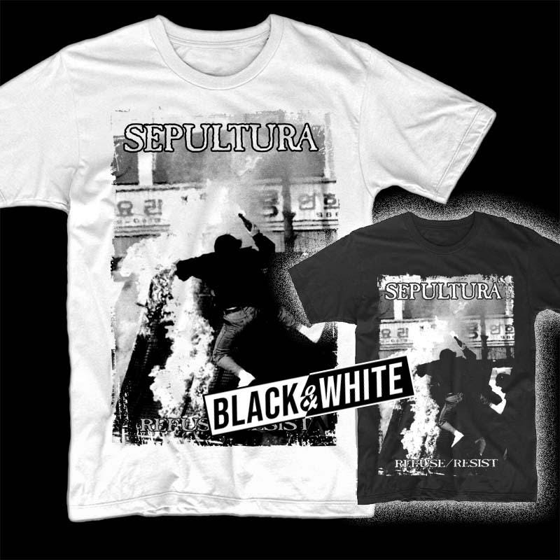 T-shirt Sepultura Refuse/Resist - Graphique Chaos AD Taille XL - Occasion Très Bon état