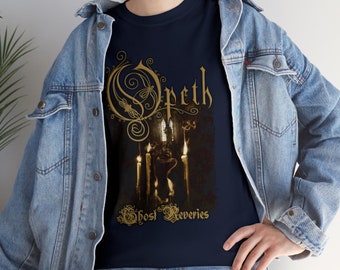Opeth - Ghost Reveries | Band Album T-shirt Metal Rock Music sizes S-5XL unisex heavy cotton tee