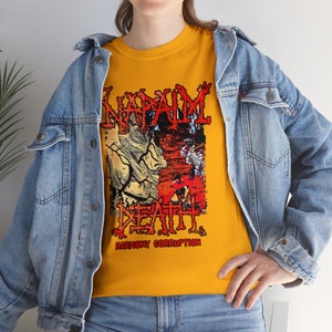Napalm Death - Harmony Corruption | Band Album T-shirt Metal Rock Music sizes S-5XL unisex heavy cotton tee