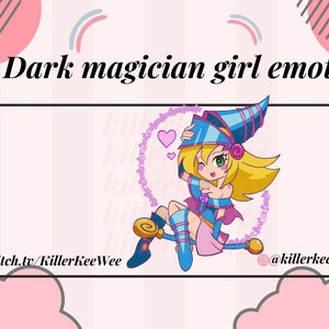Cute Dark Magician Girl [Twitch emotes] [Discord emotes]