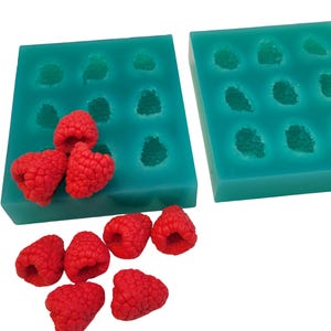 Raspberry Silicone Mold with 18 cavities | Wax Melt Mold | Soap Mold | Resin Mold | Handmade