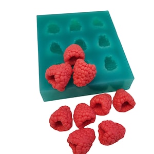 Raspberry Silicone Mold with 9 cavities | Wax Melt Mold | Soap Mold | Resin Mold | Handmade