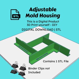 Carcasa de molde ajustable – Archivo STL para impresión 3D