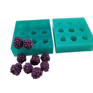 Blackberry Silicone Mold with 18 cavities | Wax Melt Mold | Soap Mold | Resin Mold | Handmade
