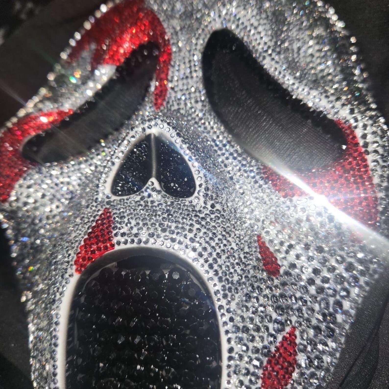 Custom Bling Ghostface Mask and Knife Etsy