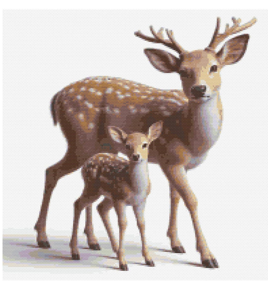 Deer Cross Stitch Pattern PDF Digital Download - Etsy