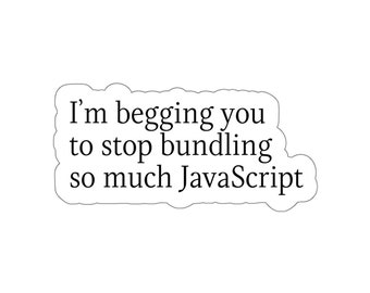 Web Dev Code Laptop Sticker - Ich flehe dich an, nicht mehr so viel Code zu binden