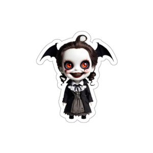 Creepy Haunted Doll Sticker